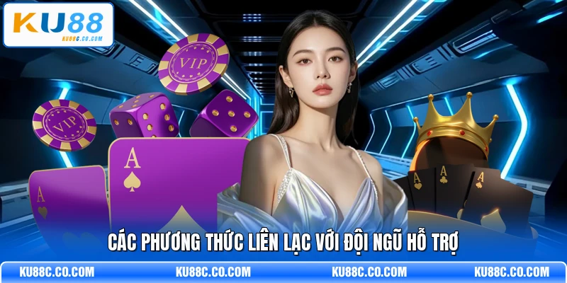Các phương thức liên lạc với đội ngũ hỗ trợ