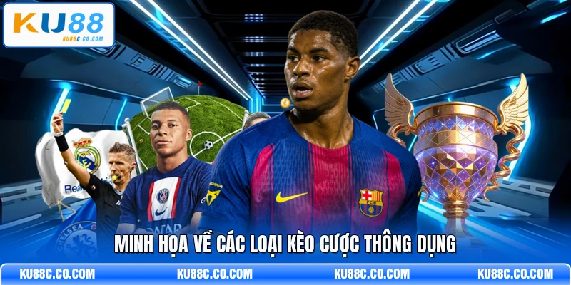 Minh họa về các loại kèo cược thông dụng